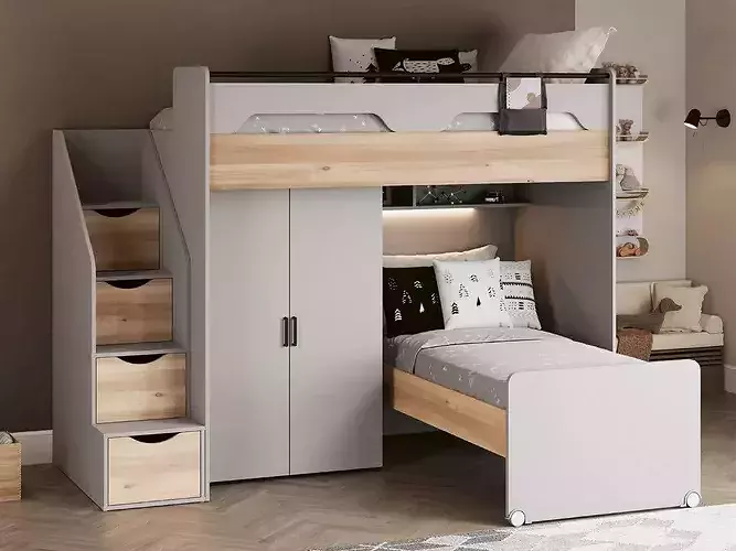 Kids Bedroom 3D model 4