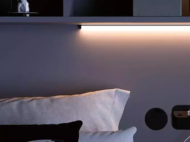 Kids Bedroom 3D model 7