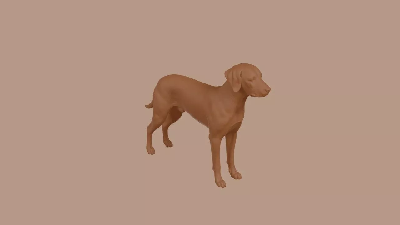 Dalmatian dog 3D print model