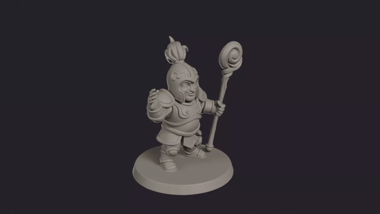 Spirit Warrior Plumed Guardian 3D print model