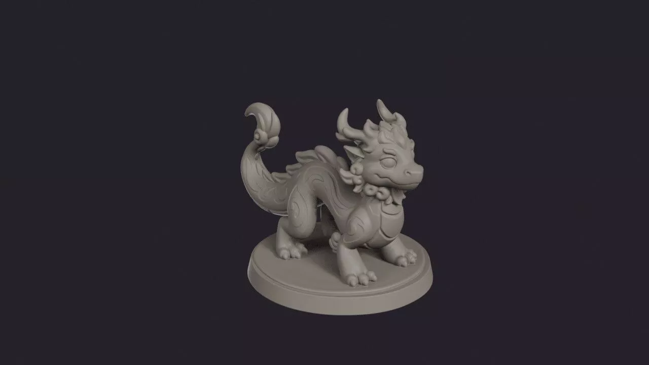 Spirit Dragon Celestial Serpent 3D print model