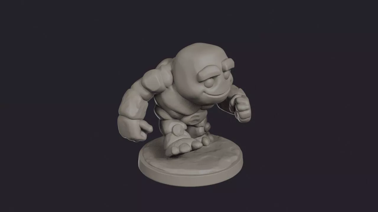Rock Slave Stone Golem 3D print model