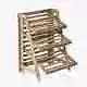 Fruits Large Wooden Rack Low-poly 3D model 7