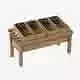 Fruits Wooden Table and Crate Low-poly 3D model 7