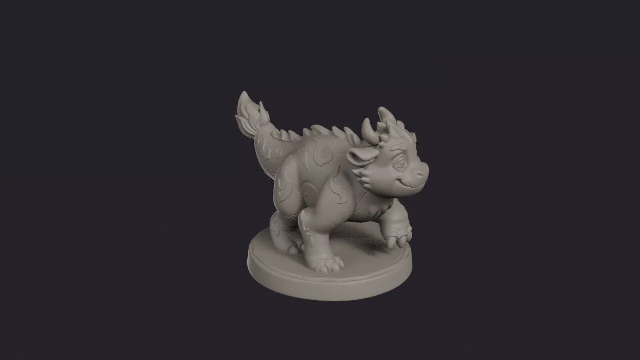 Fire Beast Blazing Charger 3D print model