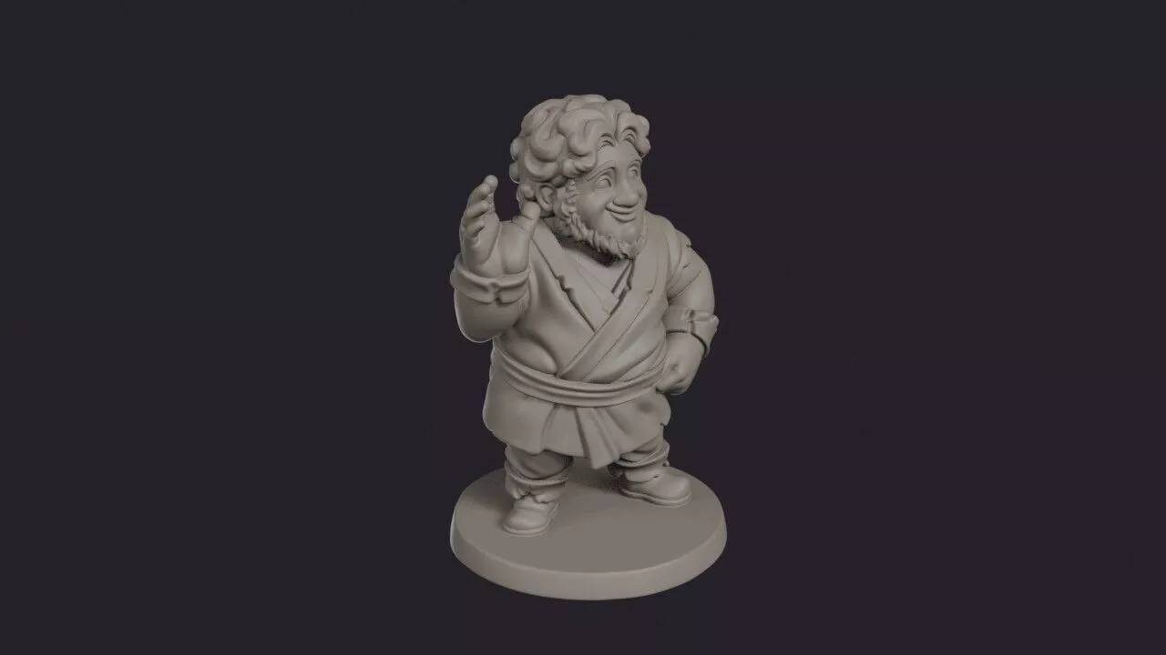 Fat Slave Humble Servant 3D print model