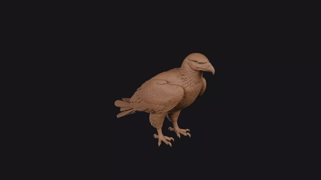 Eagle 3D print model