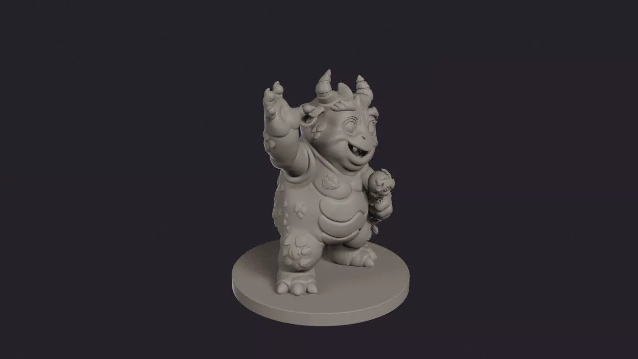 Demon Monster Impish Fiend 3D print model