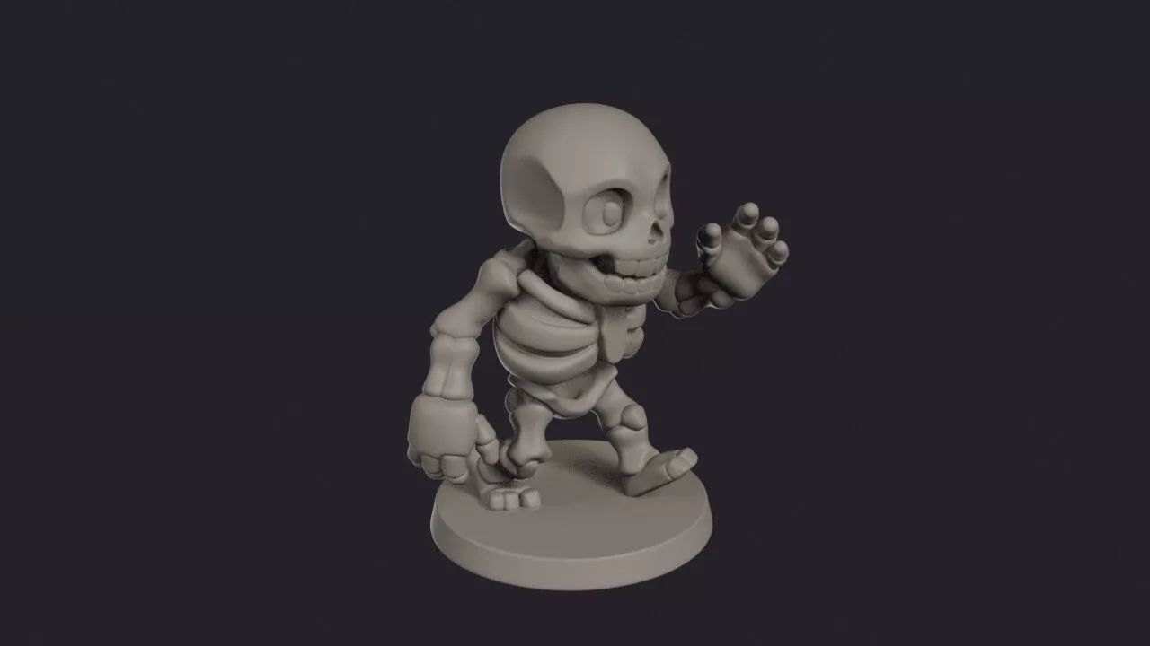 Bone Colossus Skeleton Giant 3D print model