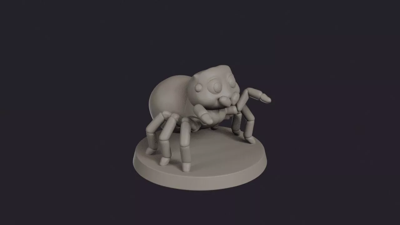 Baby Spider Little Crawler 3D print model