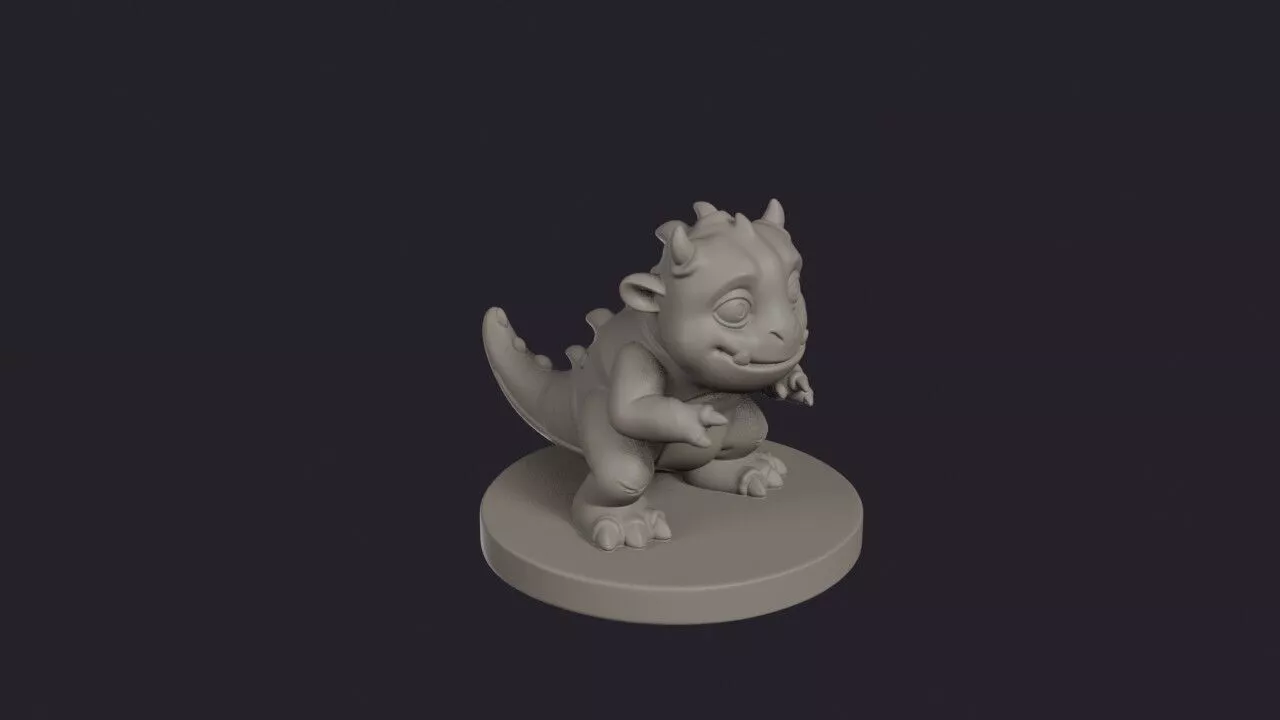 Baby Monster Tiny Imp 3D print model