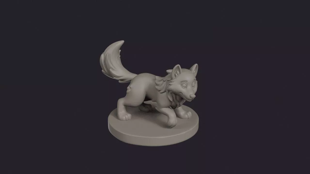 Abyss Wolf Shadow Stalker 3D print model