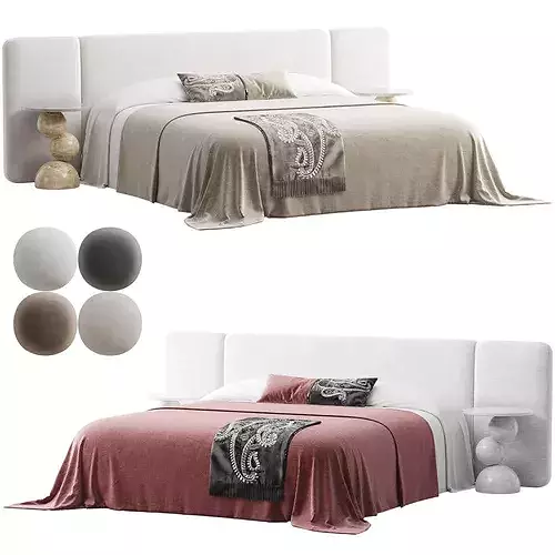 Granada Bed 3D model