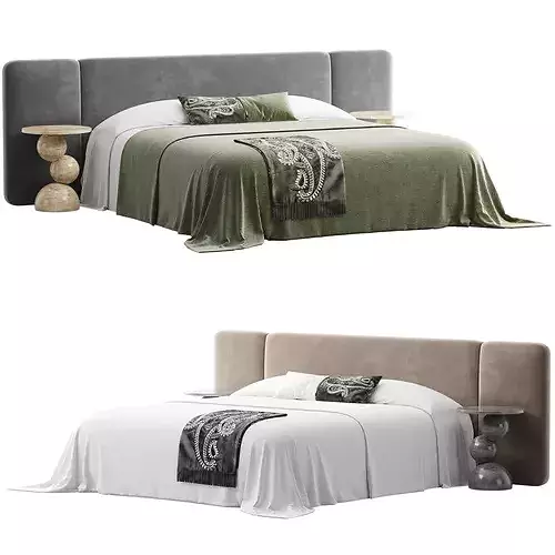 Granada Bed 3D model 3