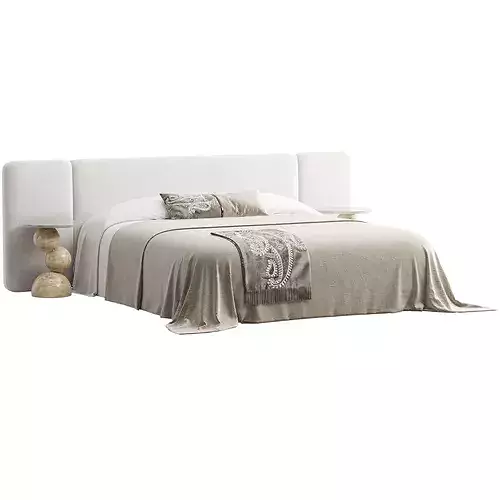 Granada Bed 3D model 2