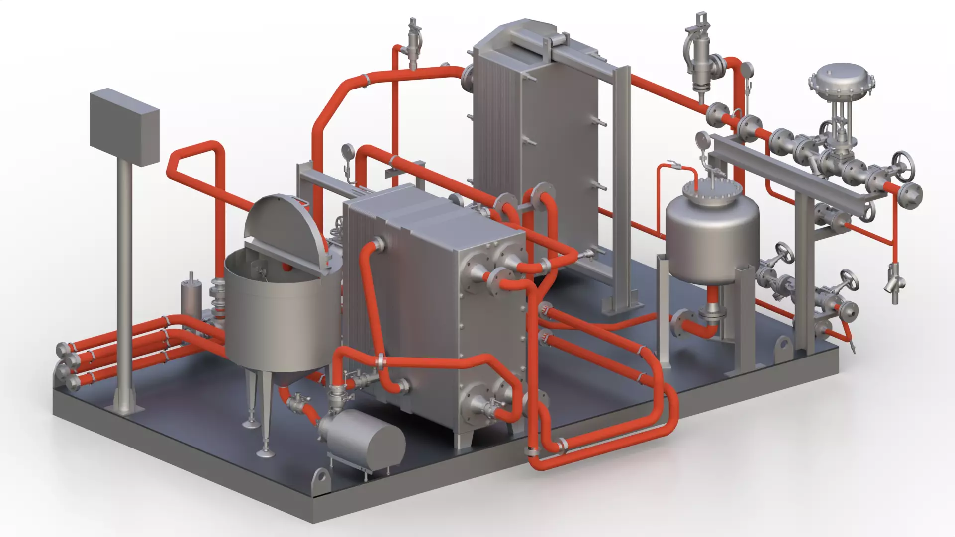 Petrochemical Process Unit Vol 09 3D model