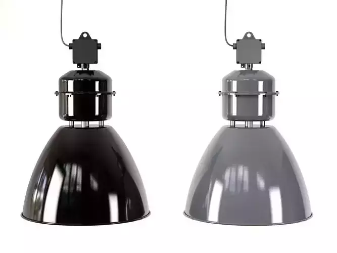 Volumen industrial pendant light 3D model