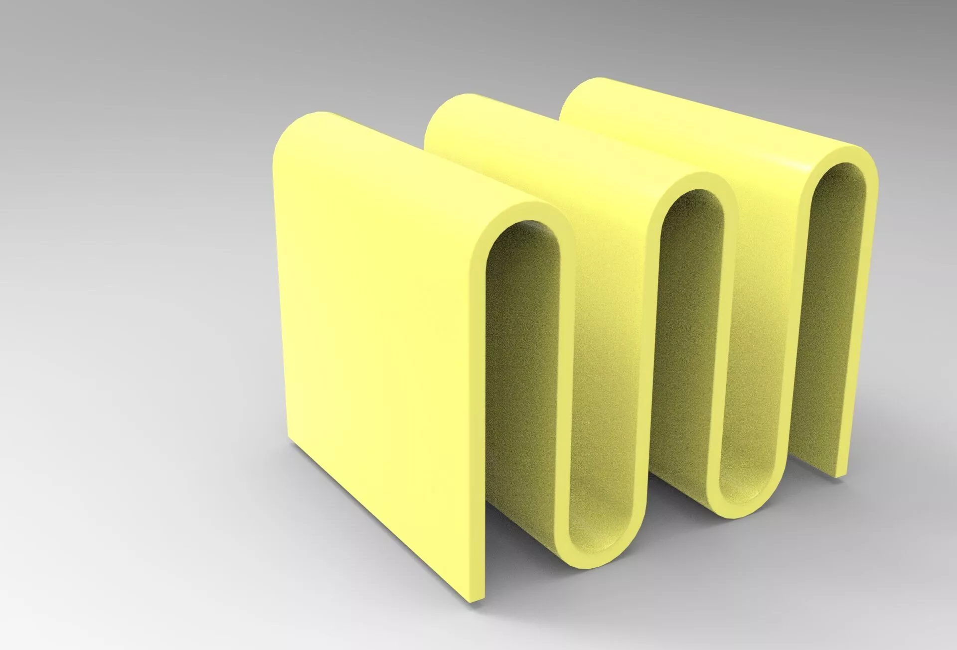 Snake Bookshelf Low-poly 3D model