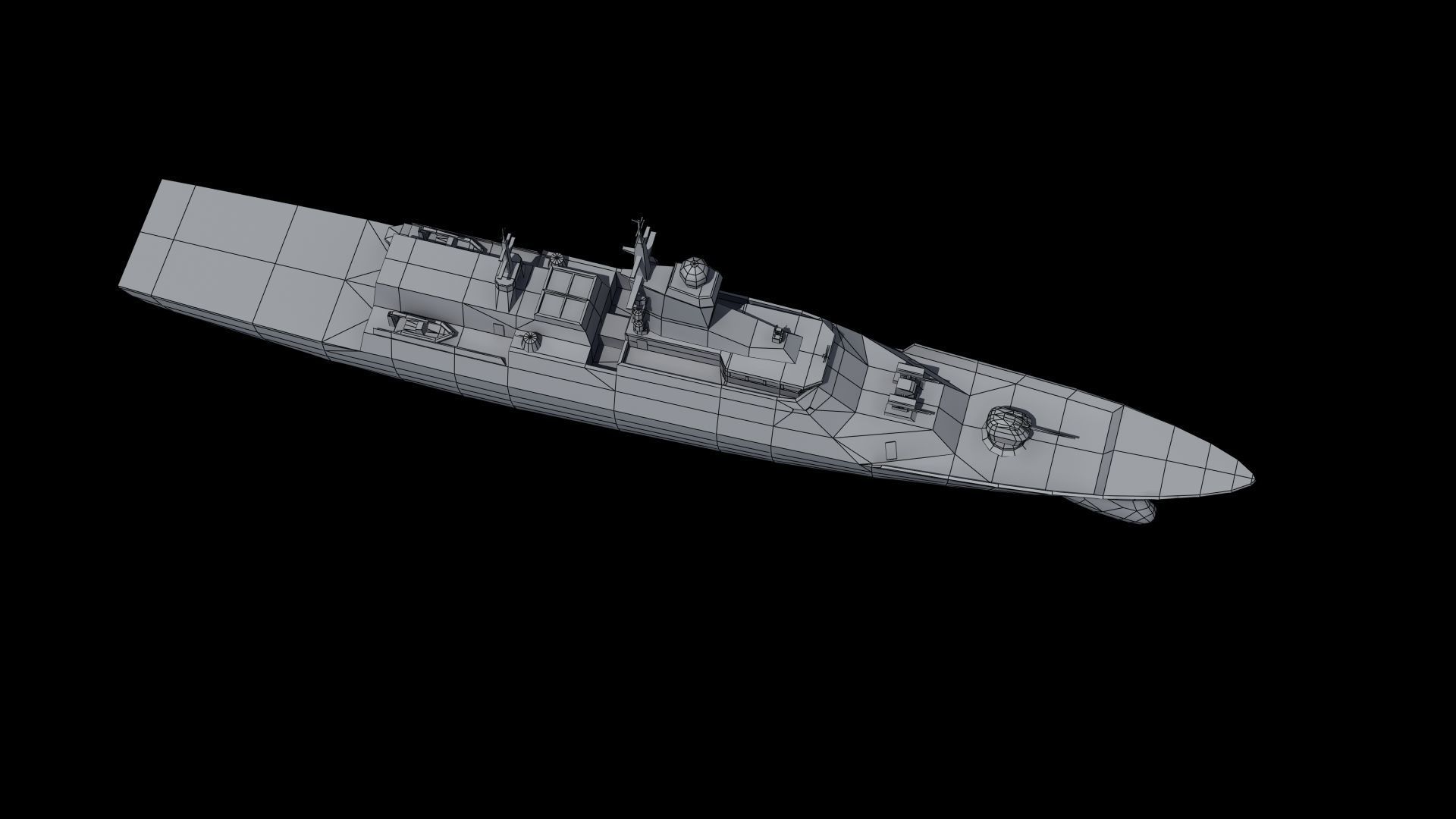 Russian Corvette 3D model_42
