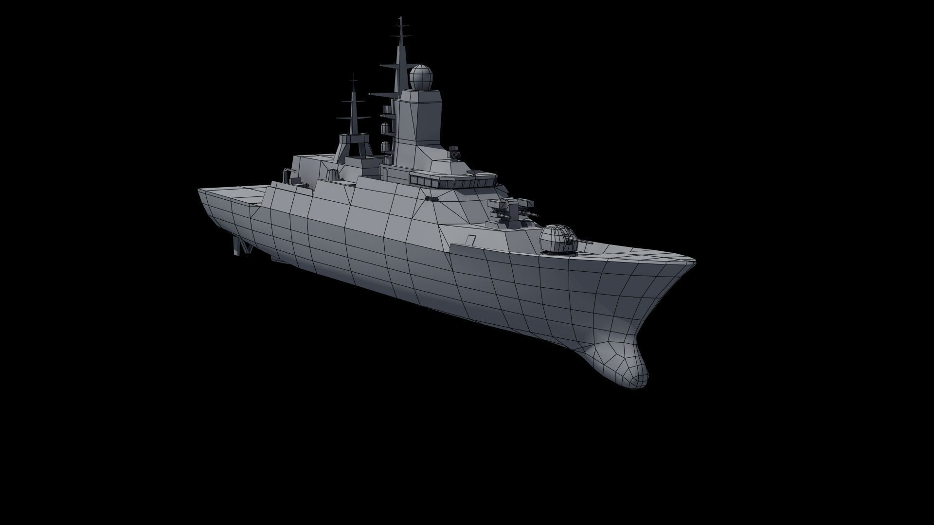 Russian Corvette 3D model_50