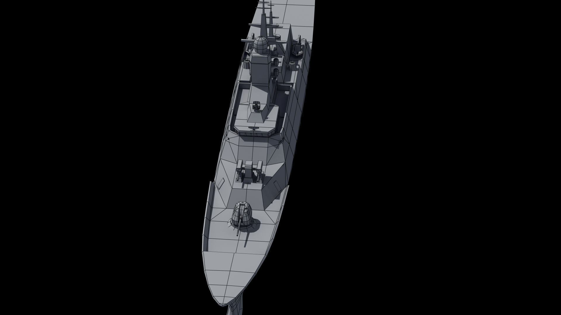 Russian Corvette 3D model_39