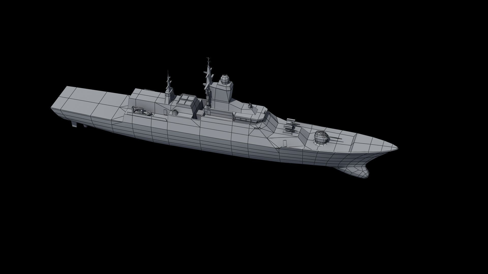 Russian Corvette 3D model_47