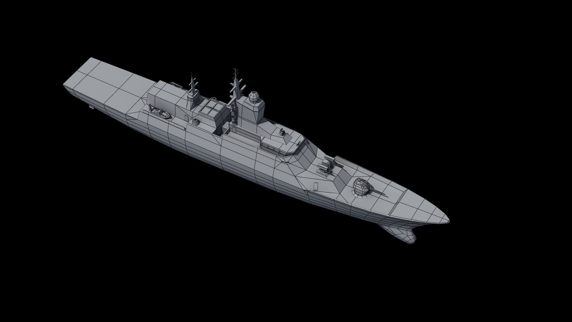 Russian Corvette 3D model_46
