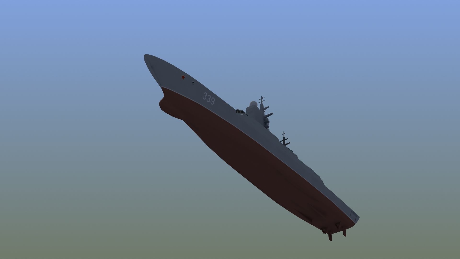 Russian Corvette 3D model_18