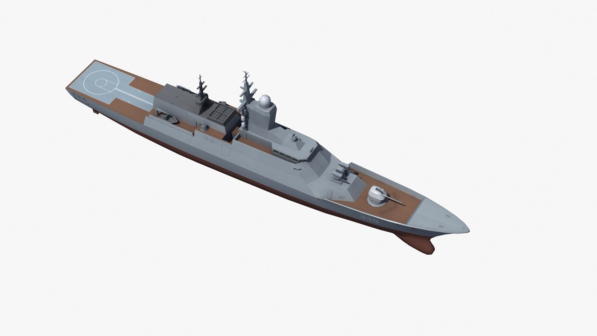 Russian Corvette 3D model_28