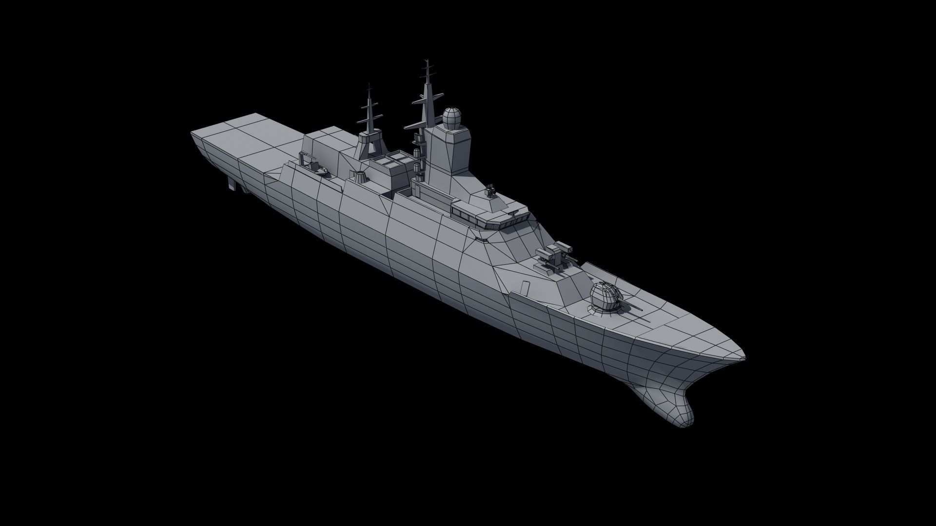 Russian Corvette 3D model_38