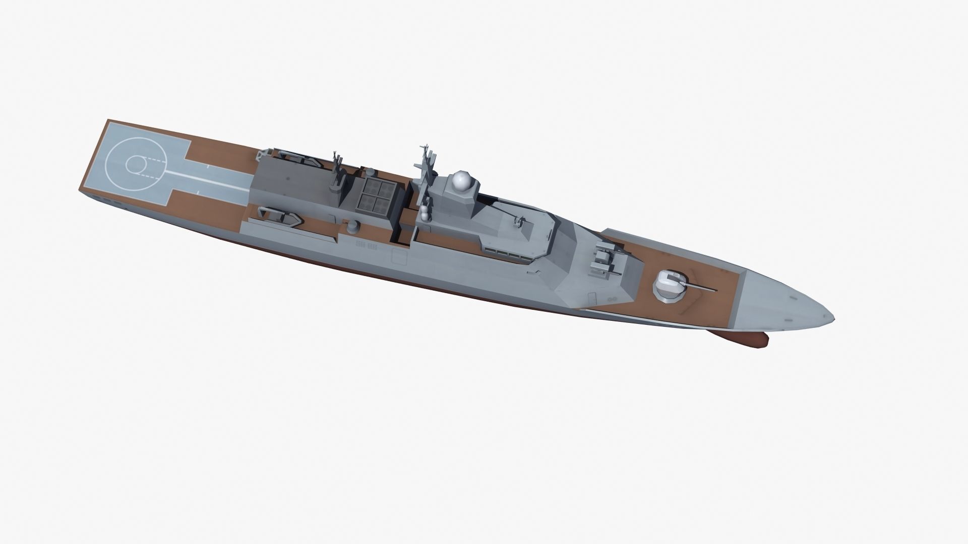 Russian Corvette 3D model_24