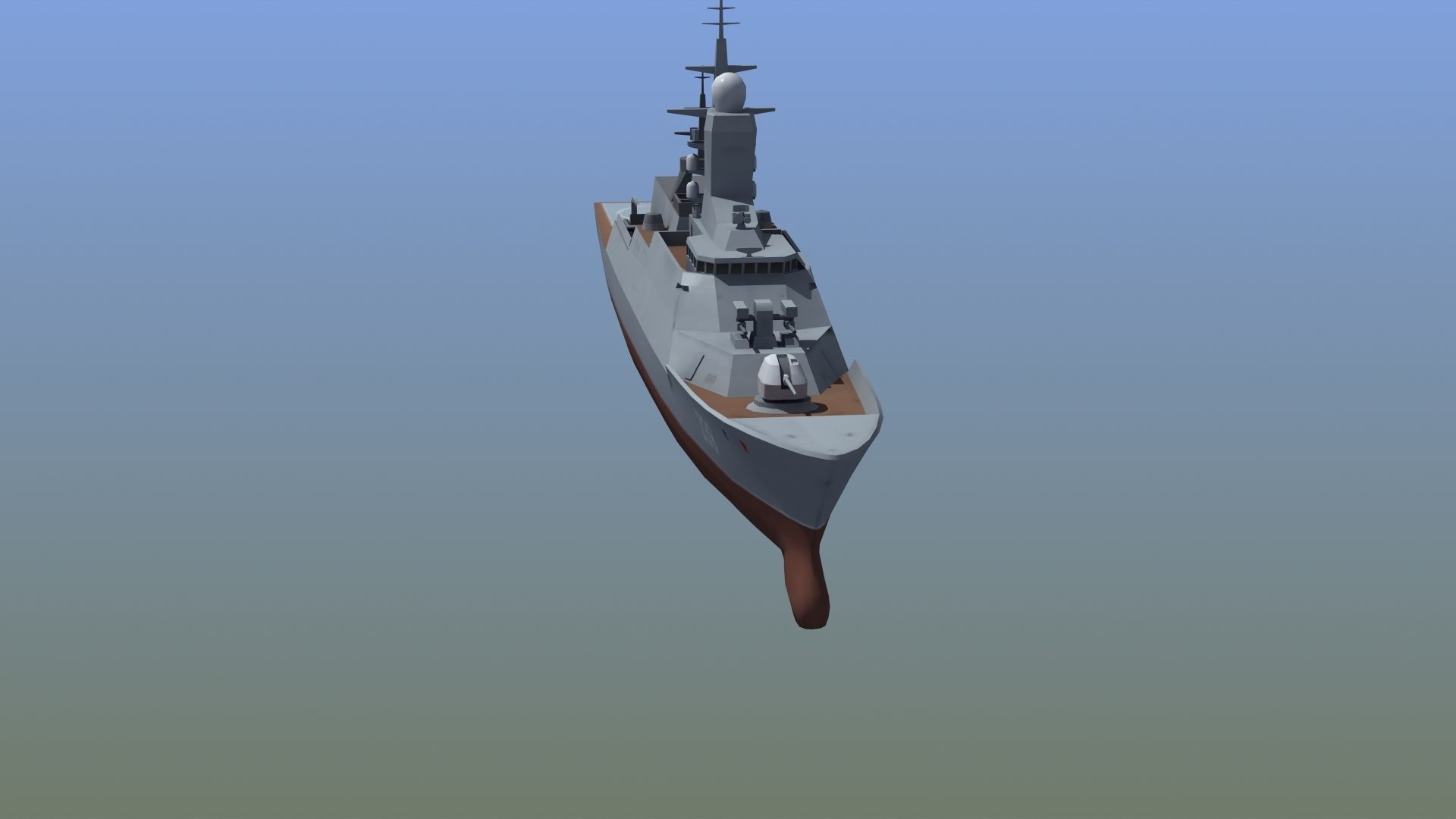 Russian Corvette 3D model_16
