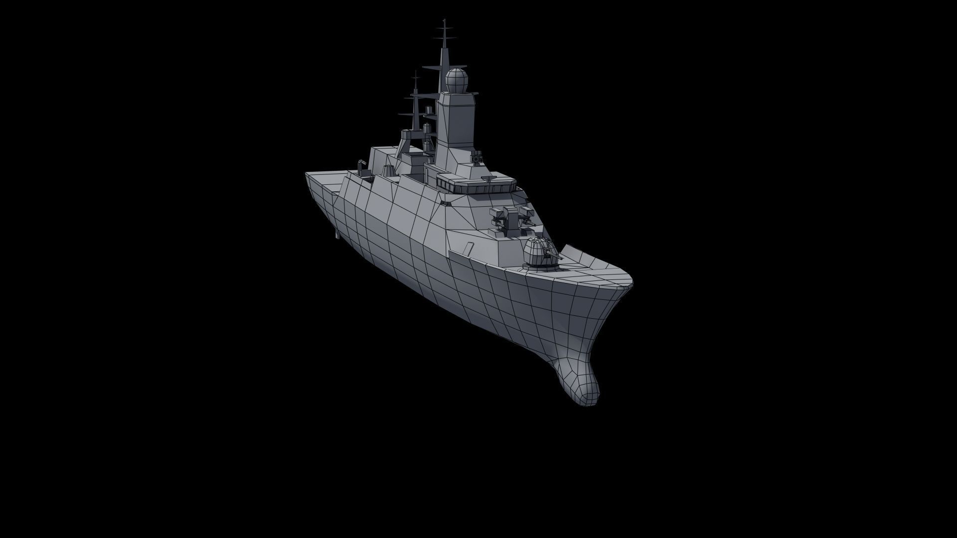 Russian Corvette 3D model_51