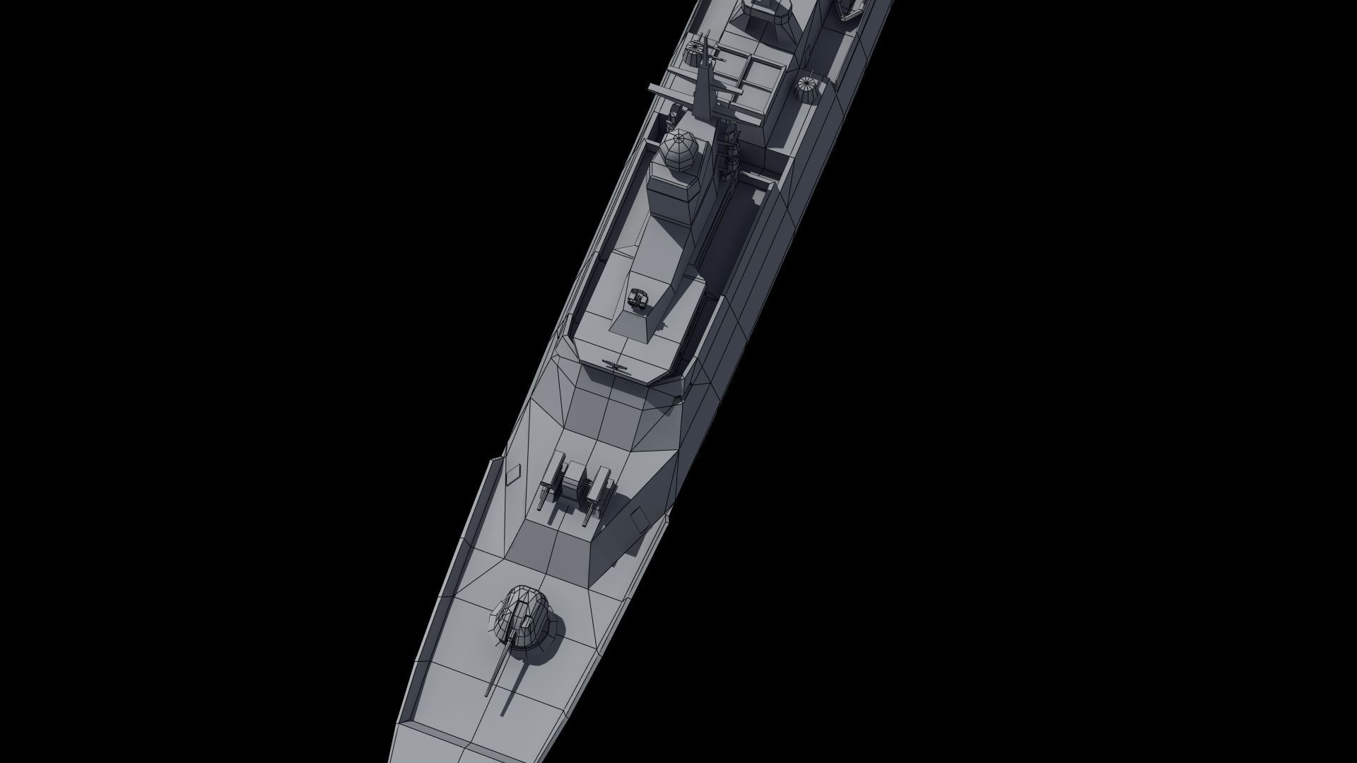 Russian Corvette 3D model_41