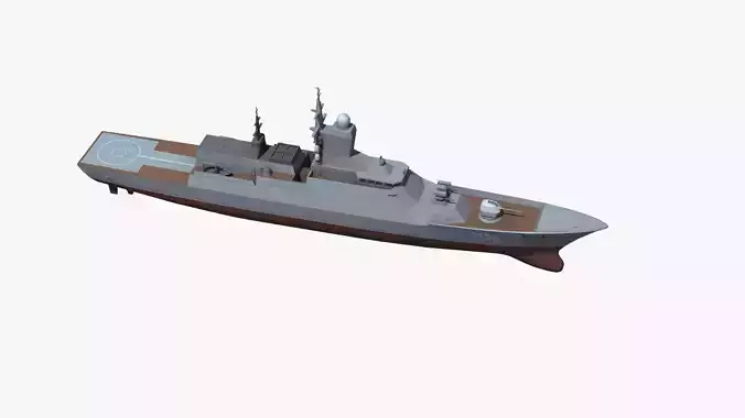 Russian Corvette 3D model