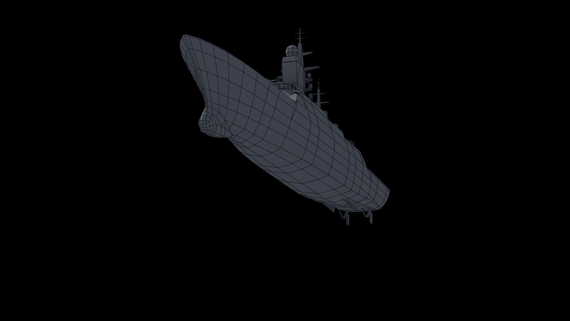 Russian Corvette 3D model_53