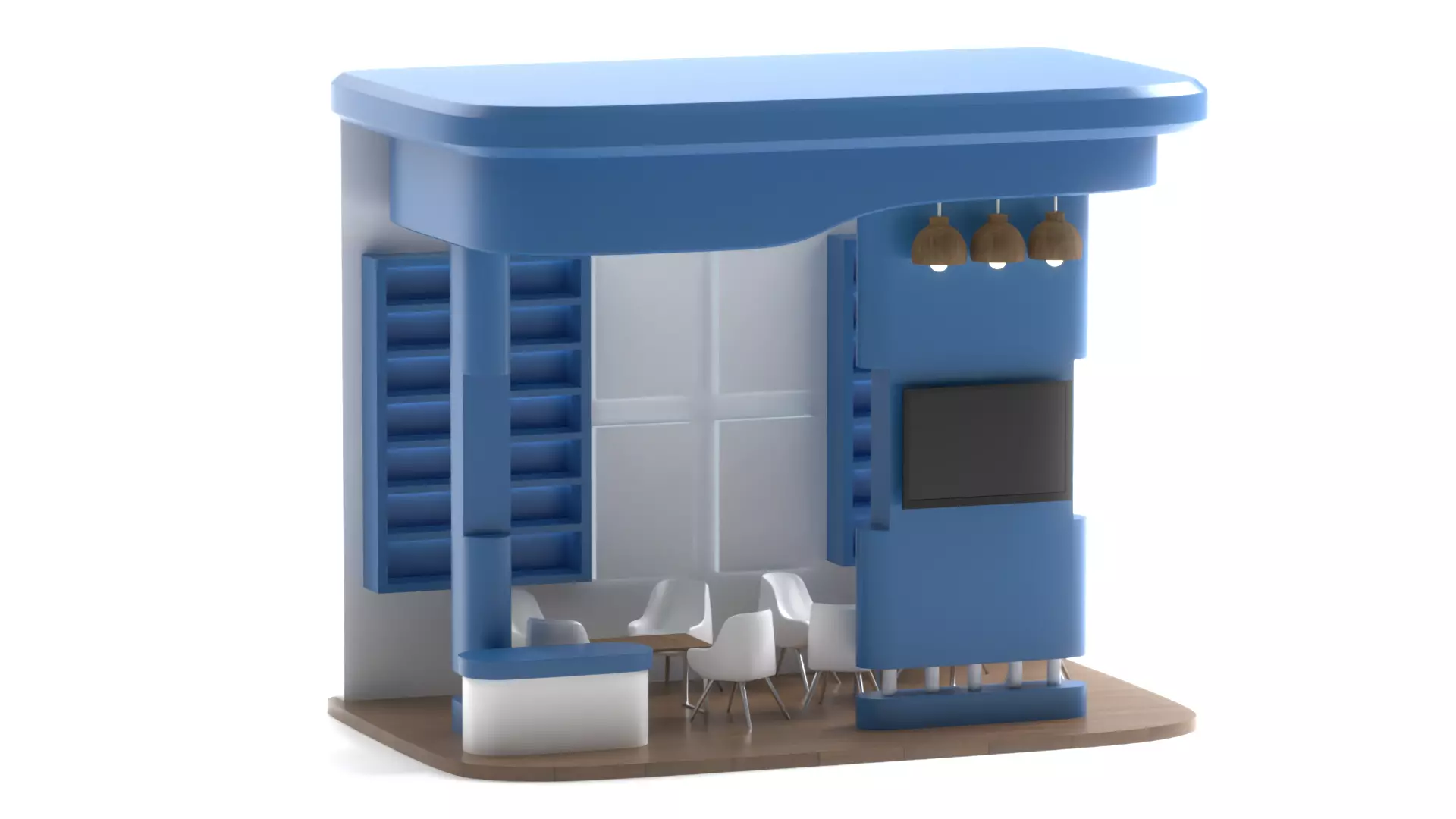 Exhibition Booth 3D model
