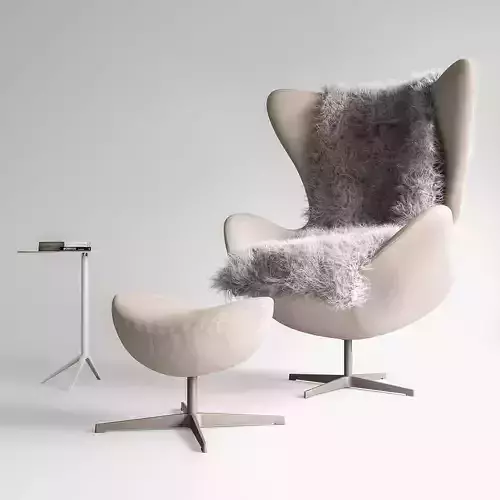 Fritz Hansen- Egg chair set