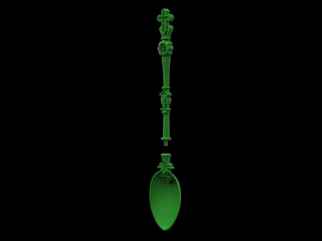 Spoon Cross 3D print model_5