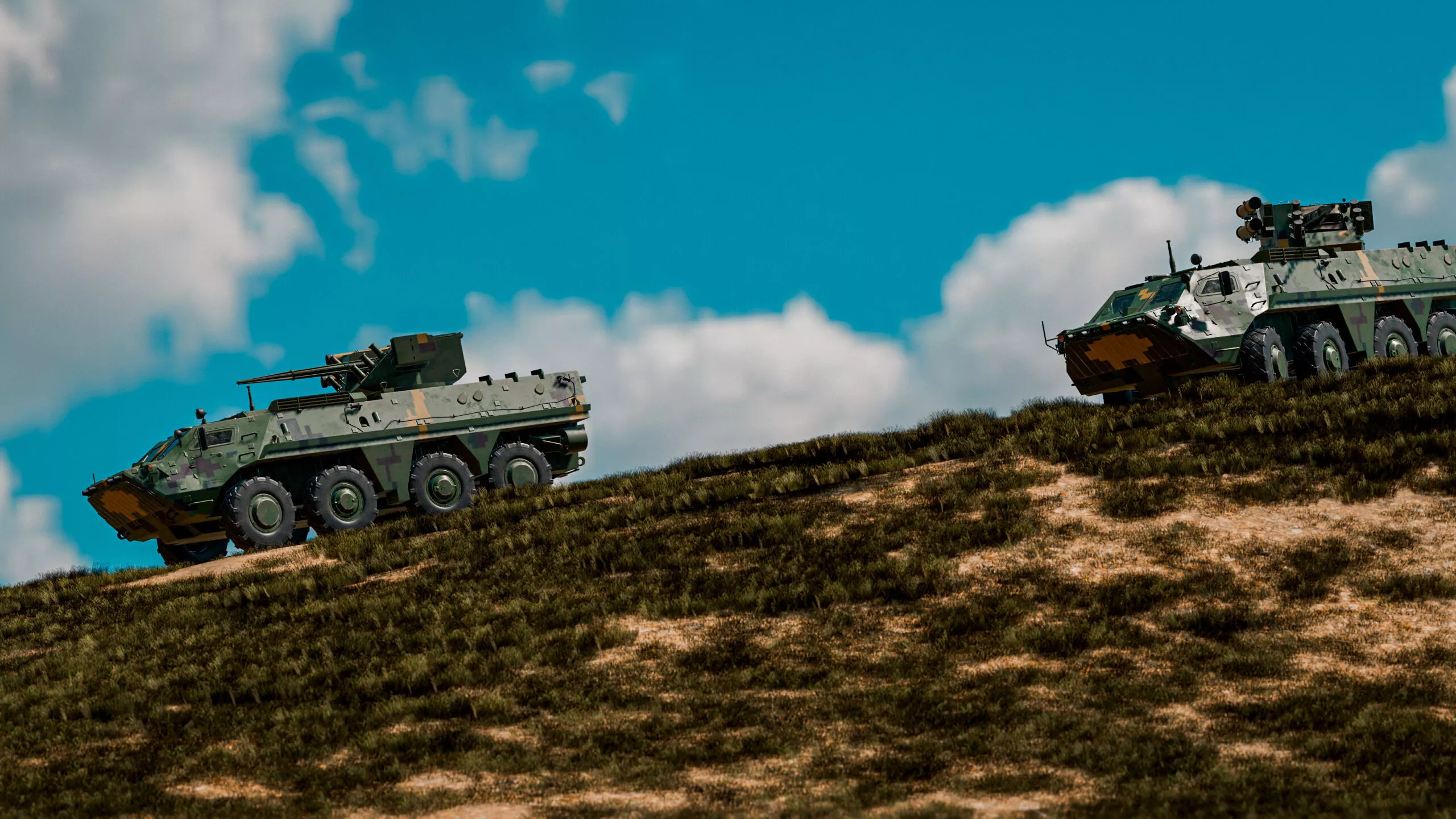 BTR-4E Bucephalus Low-poly 3D model