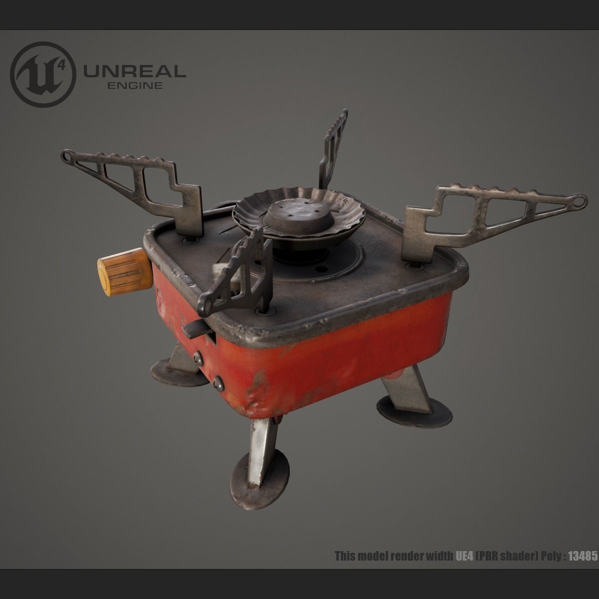 Primus rusty  Low-poly 3D model_4