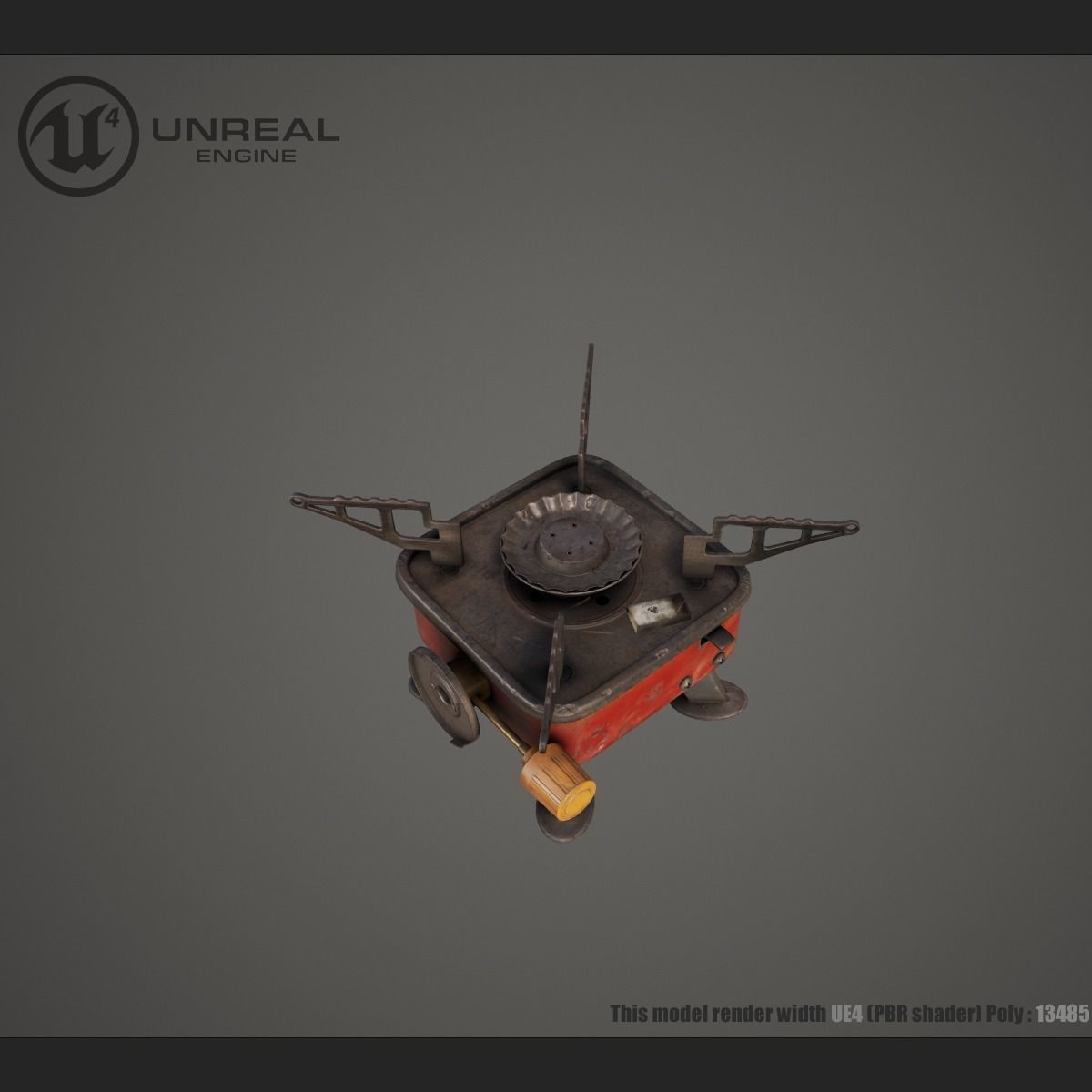 Primus rusty  Low-poly 3D model_6