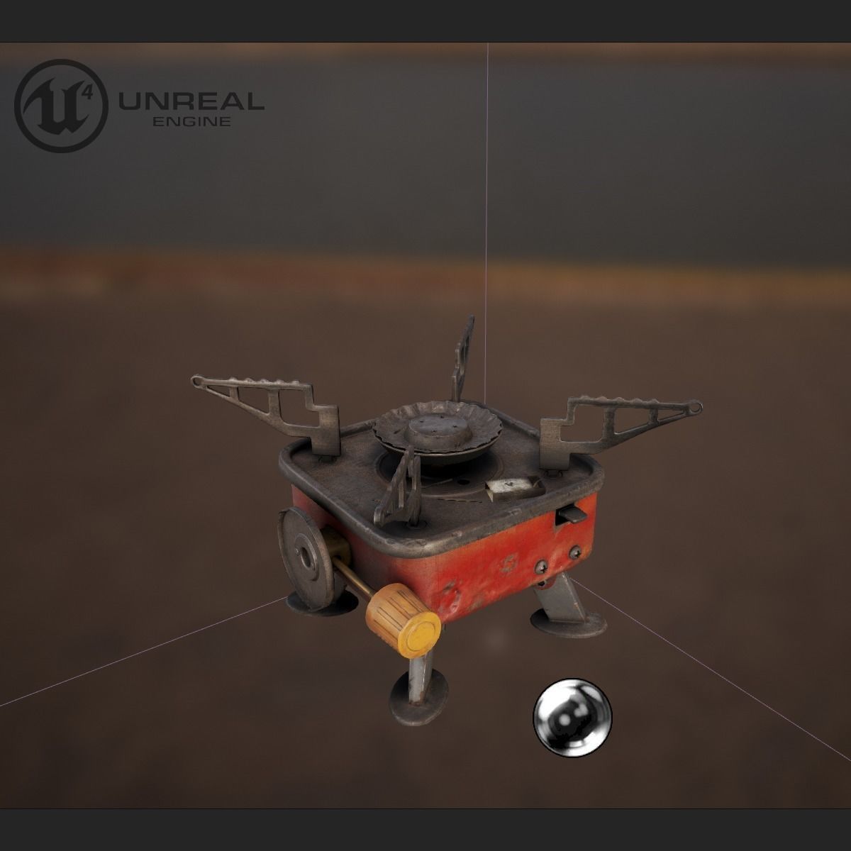 Primus rusty  Low-poly 3D model_9