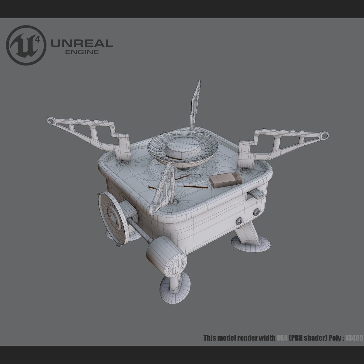 Primus rusty  Low-poly 3D model_7