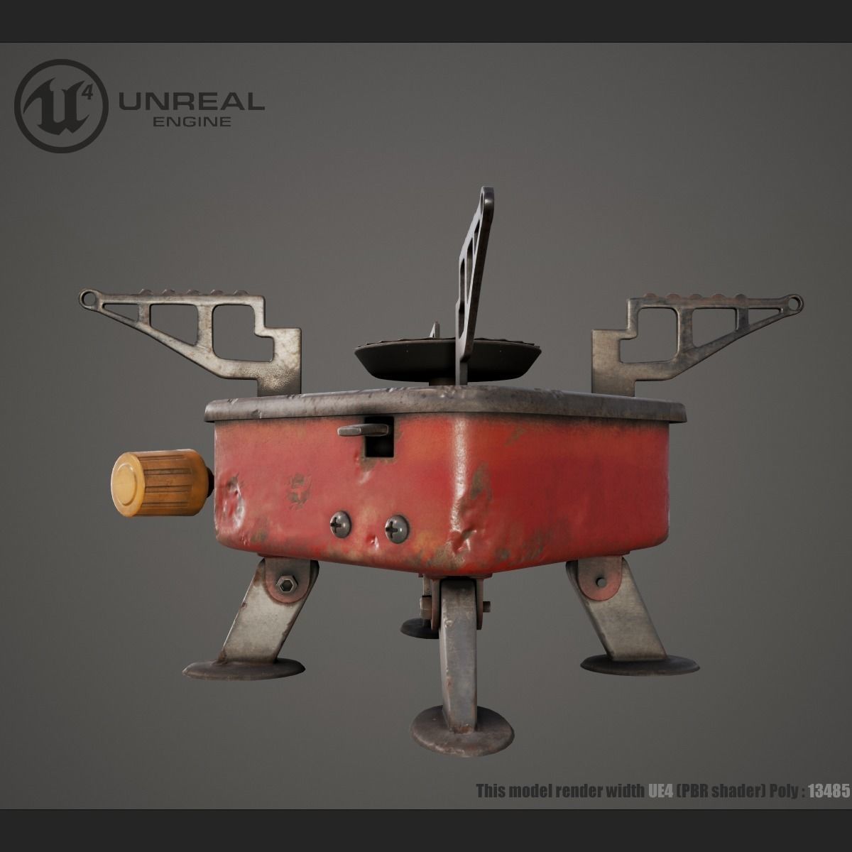 Primus rusty  Low-poly 3D model_1
