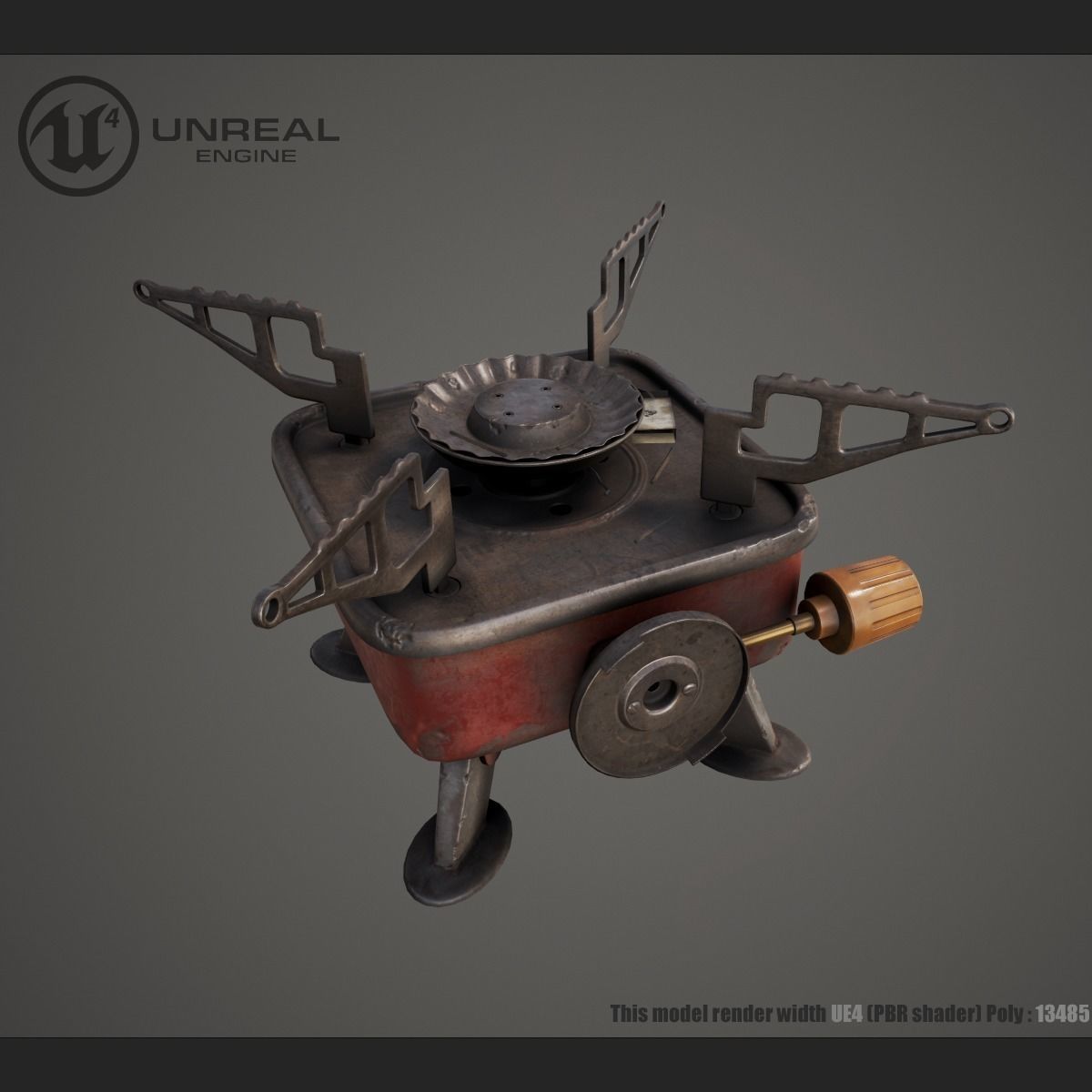 Primus rusty  Low-poly 3D model_2