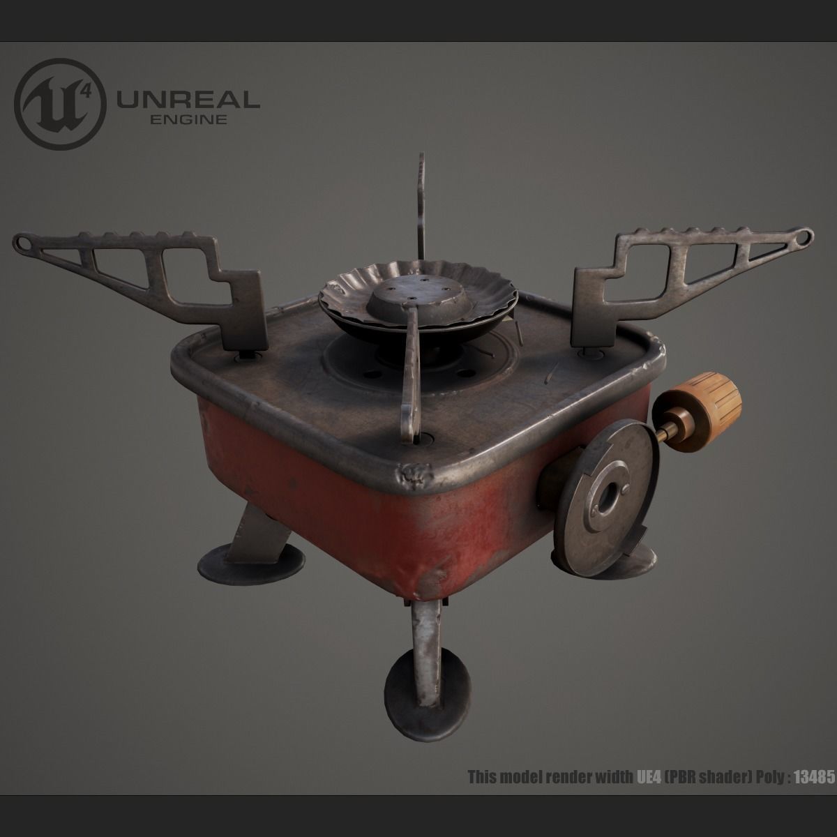 Primus rusty  Low-poly 3D model_3
