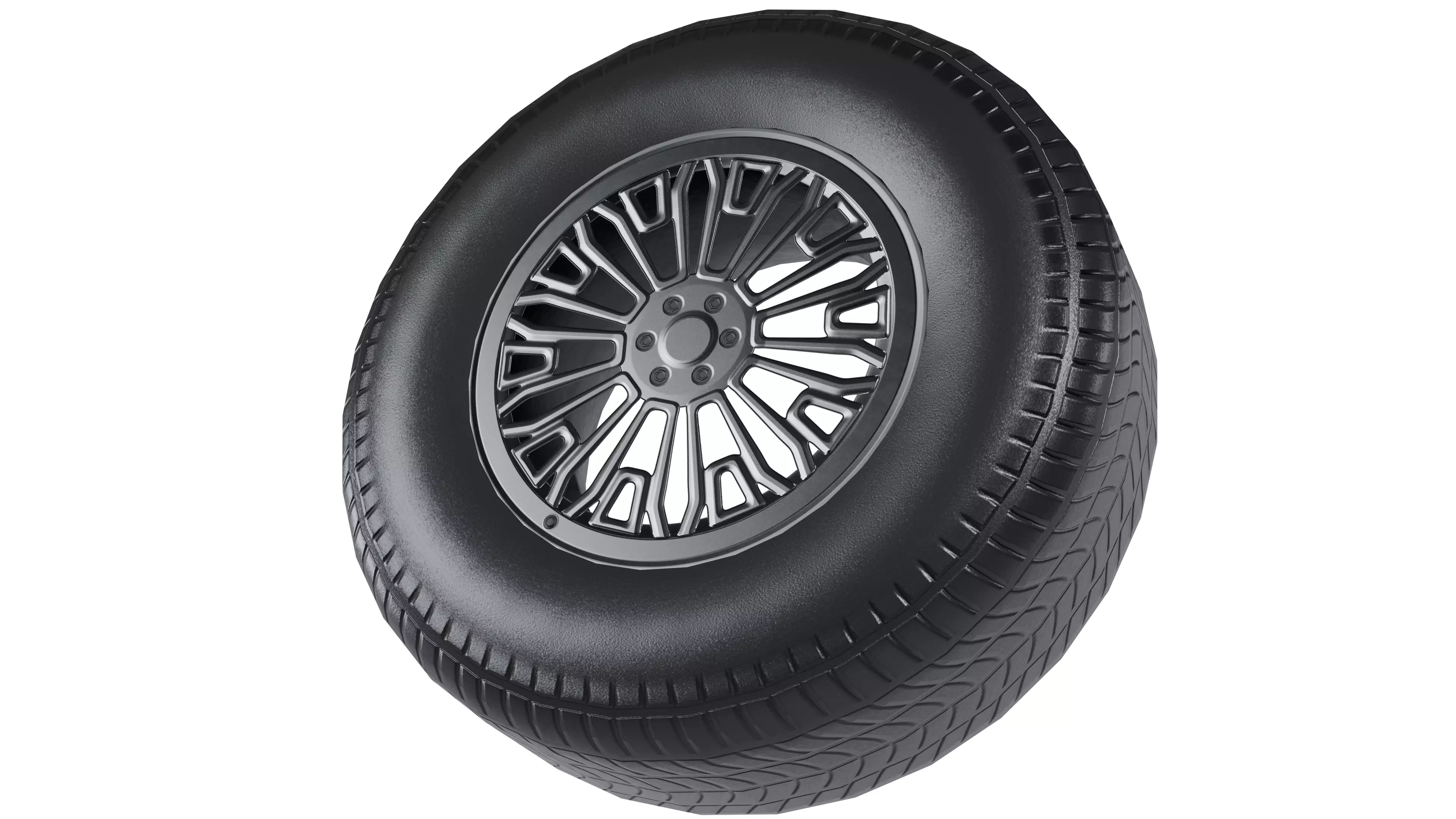 Rim And Tire V13 Low-poly 3D model