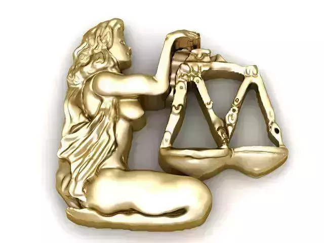 Pendant zodiac sign of libra