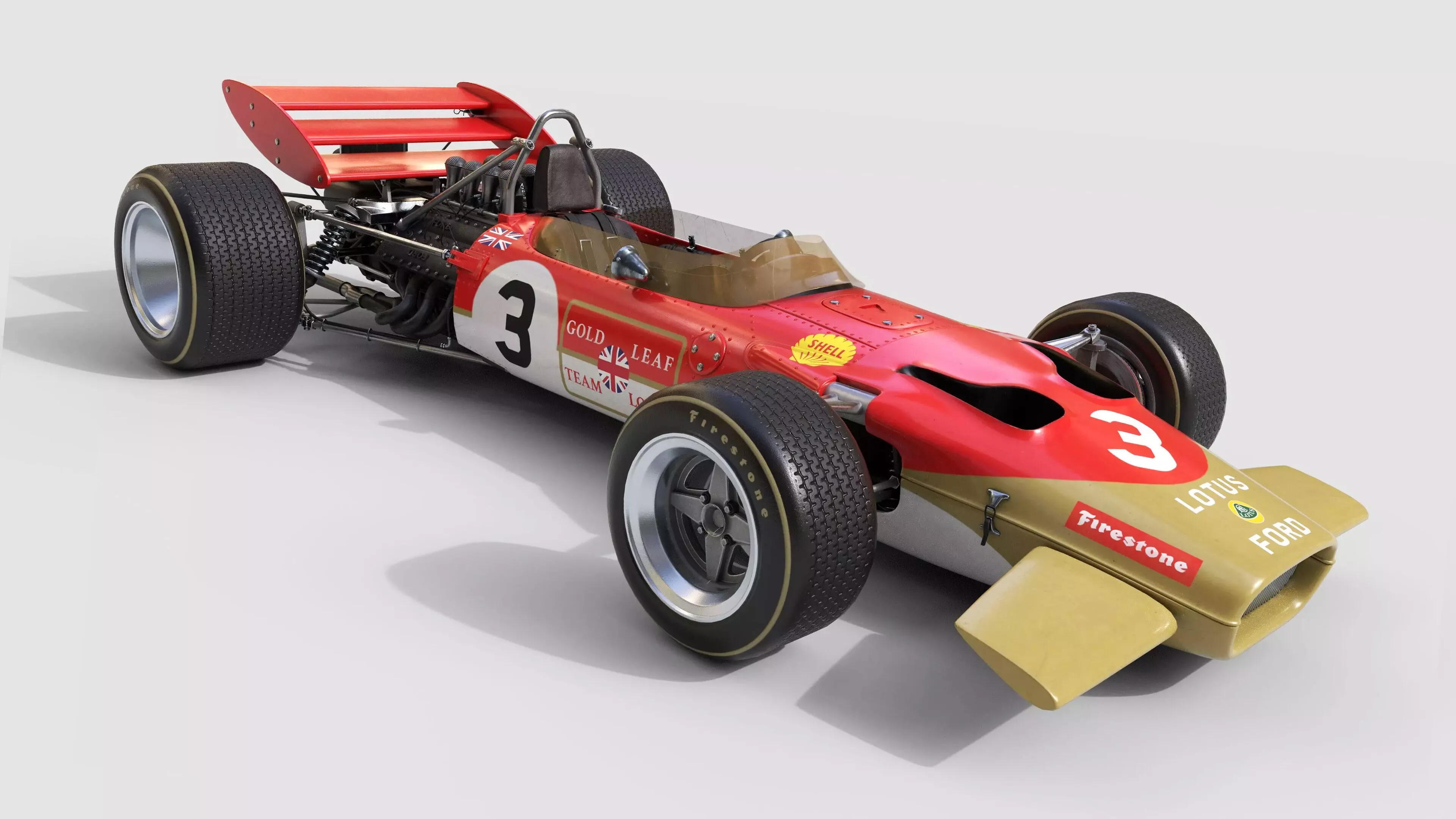 lotus 49c formula1 3D model